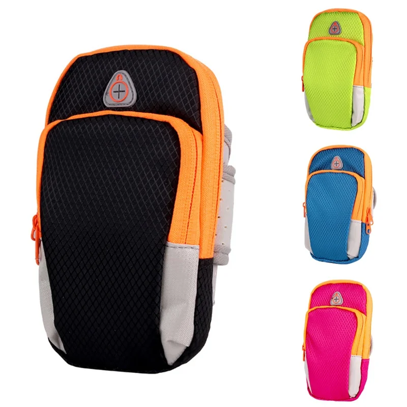 

Sport Armband Polyester Material Mobile Phone Case On Hand Gym Running Pouch Arm Band Cellphone Holder Bag For 7inch Screen
