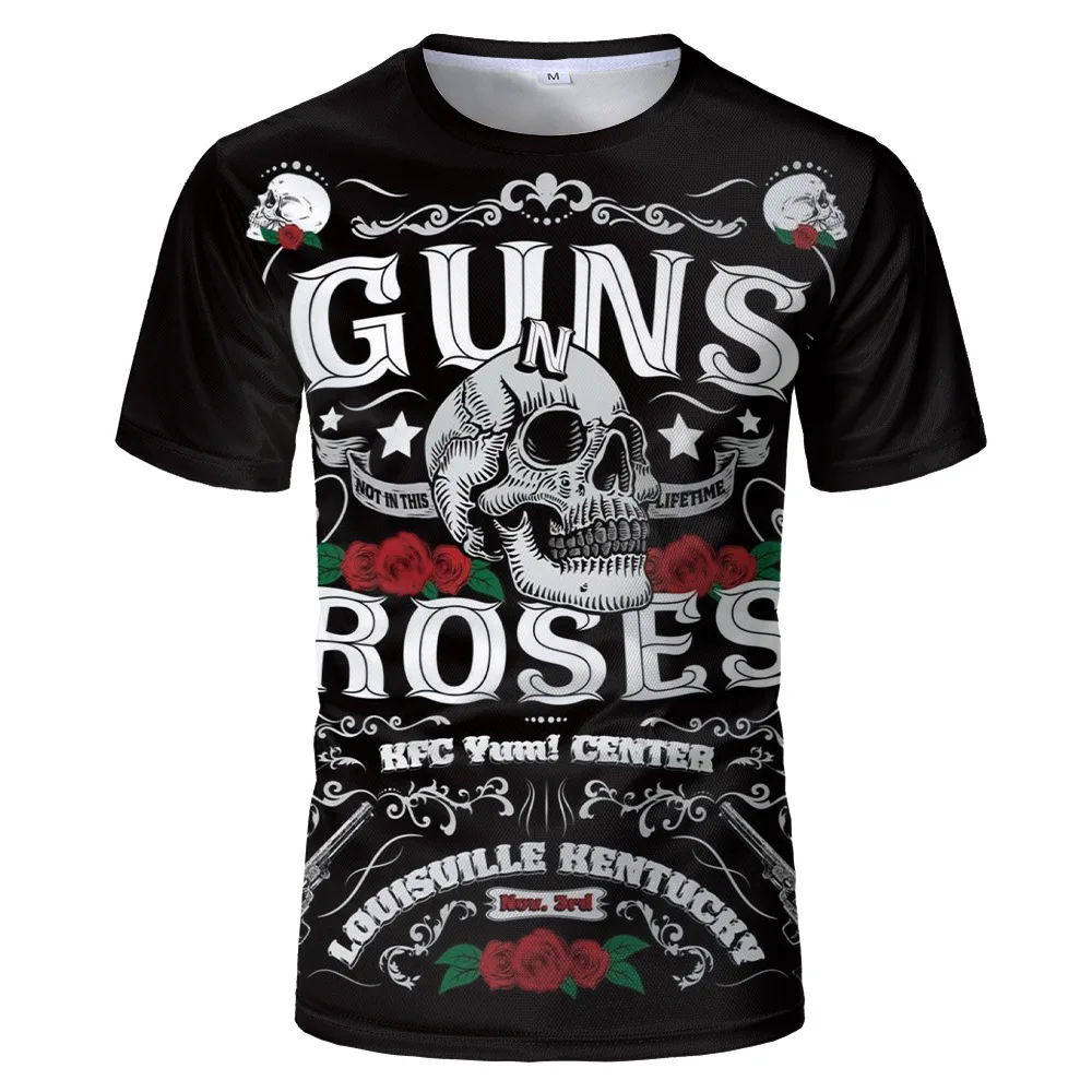 Guns N'Roses футболка guns n roses мужские и женские летние футболки популярная черная