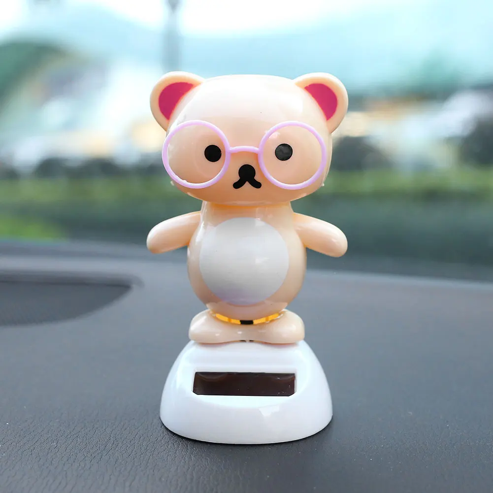 Solar Toy Car Decoration Animal Solar Car Toy for Christmas Gift