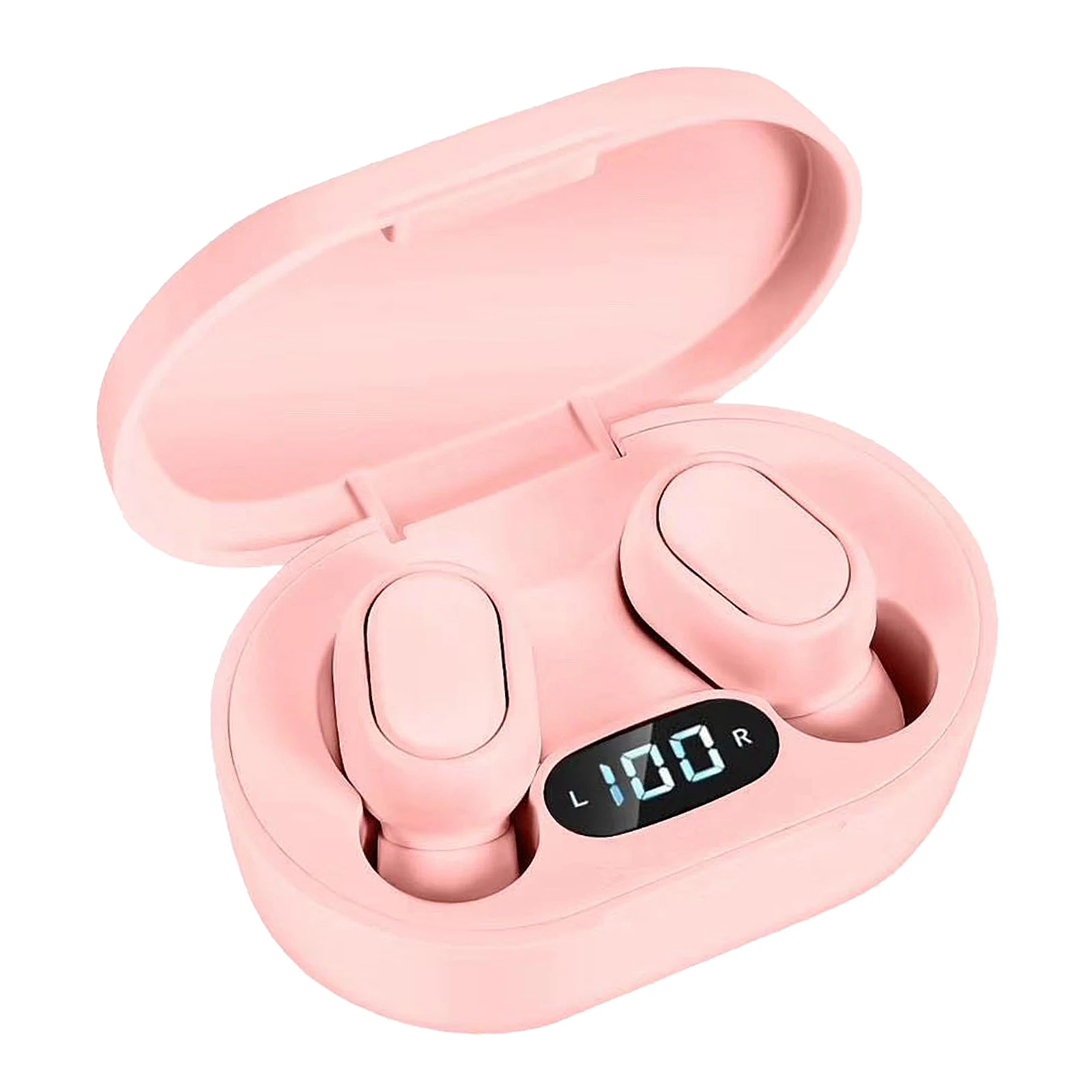 E7S True Wireless Earbuds Bluetooth 5 0 Headphones in Ear with LED Display Charging Case Headset with Mic 5 hours Play Time