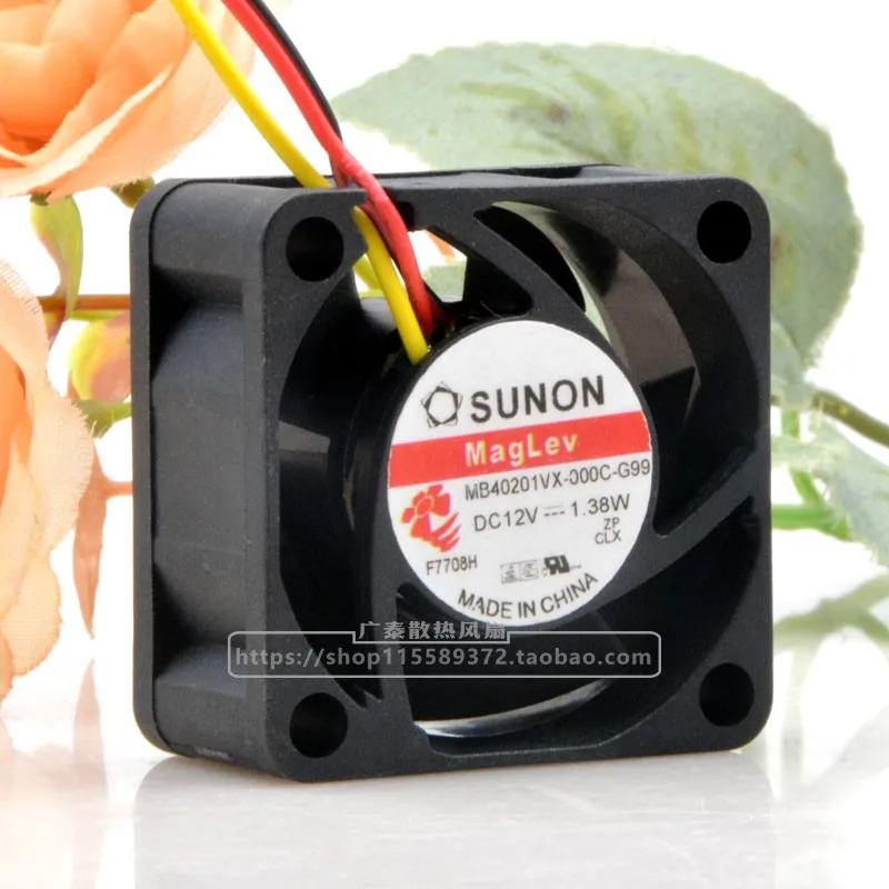 SUNON MB40201VX-000C-G99 4020 12V 1 38 W 4CM Micro охлаждающий вентилятор | Компьютеры и офис