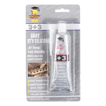 

Black PlasticHigh Temperature Resistant Silicone Rubber Insulated Sealing Glue Resistant Silicone Thermal Conductive Sealant