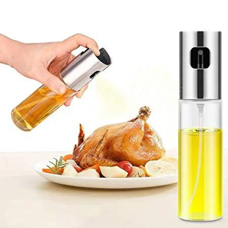 Oil Sprayer Oil Dispenser Olive Oil Bottle Spray Bottle Leak-proof Cooking Tableware BBQ Sprayer Kitchen Accessories Gadget