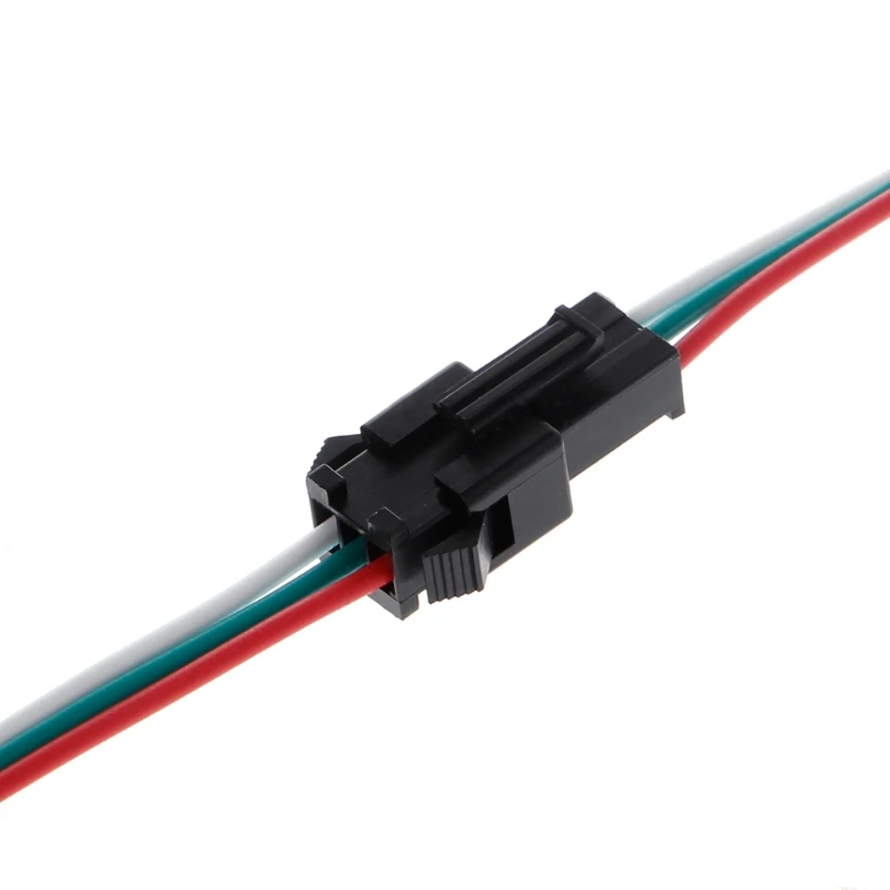 10 пар 3 Pin JST SM мужской разъем кабель для WS2812B WS2812 WS2811 светодиодные полосы