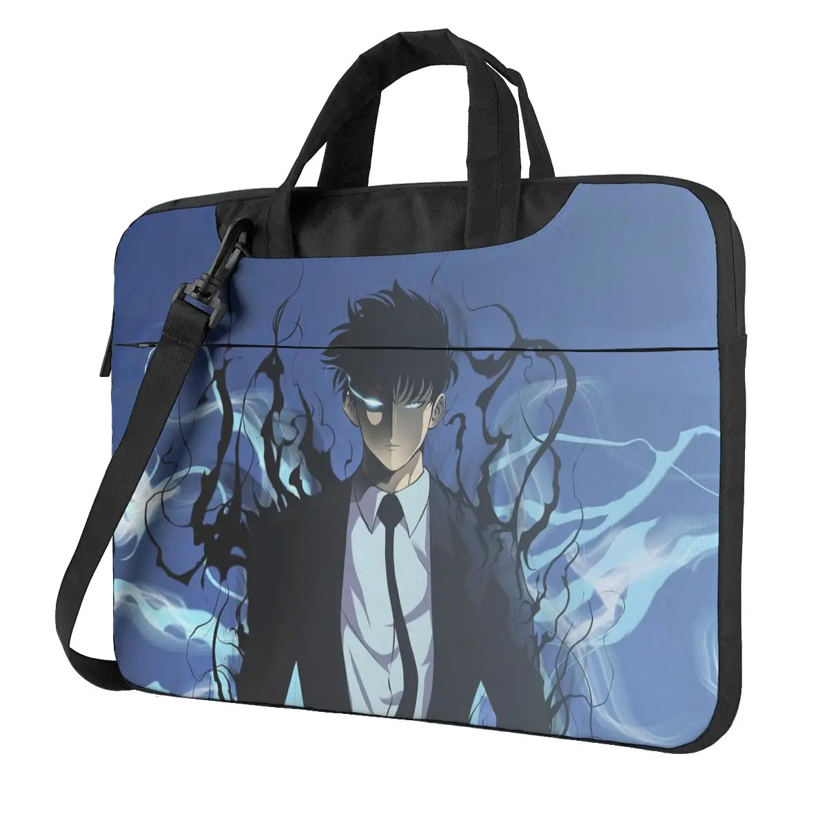 

Anime - Solo Leveling Laptop Bag Case Protective Vintage Computer Bag Bicycle Crossbody Laptop Pouch