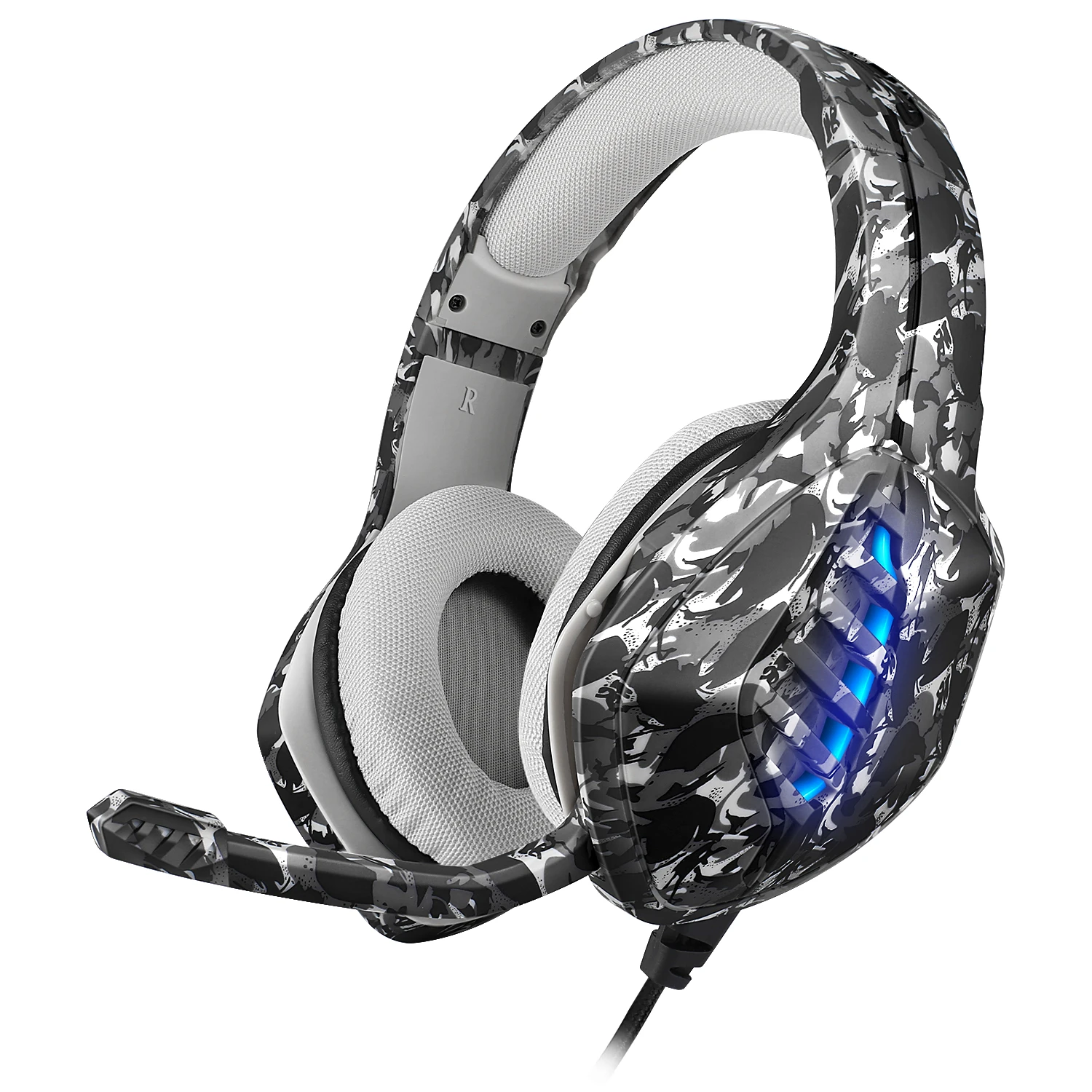 Headset Wired With Microphone Computer Gaming Headset Glowing Chicken Ps4 Gaming Headset With Pc Microphone Noise Canceling