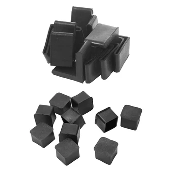 

20Pcs Furniture Angle Rubber Foot Covers -10pcs L Shaped 50mm x 50mm & 10pcs Square 25x25mm