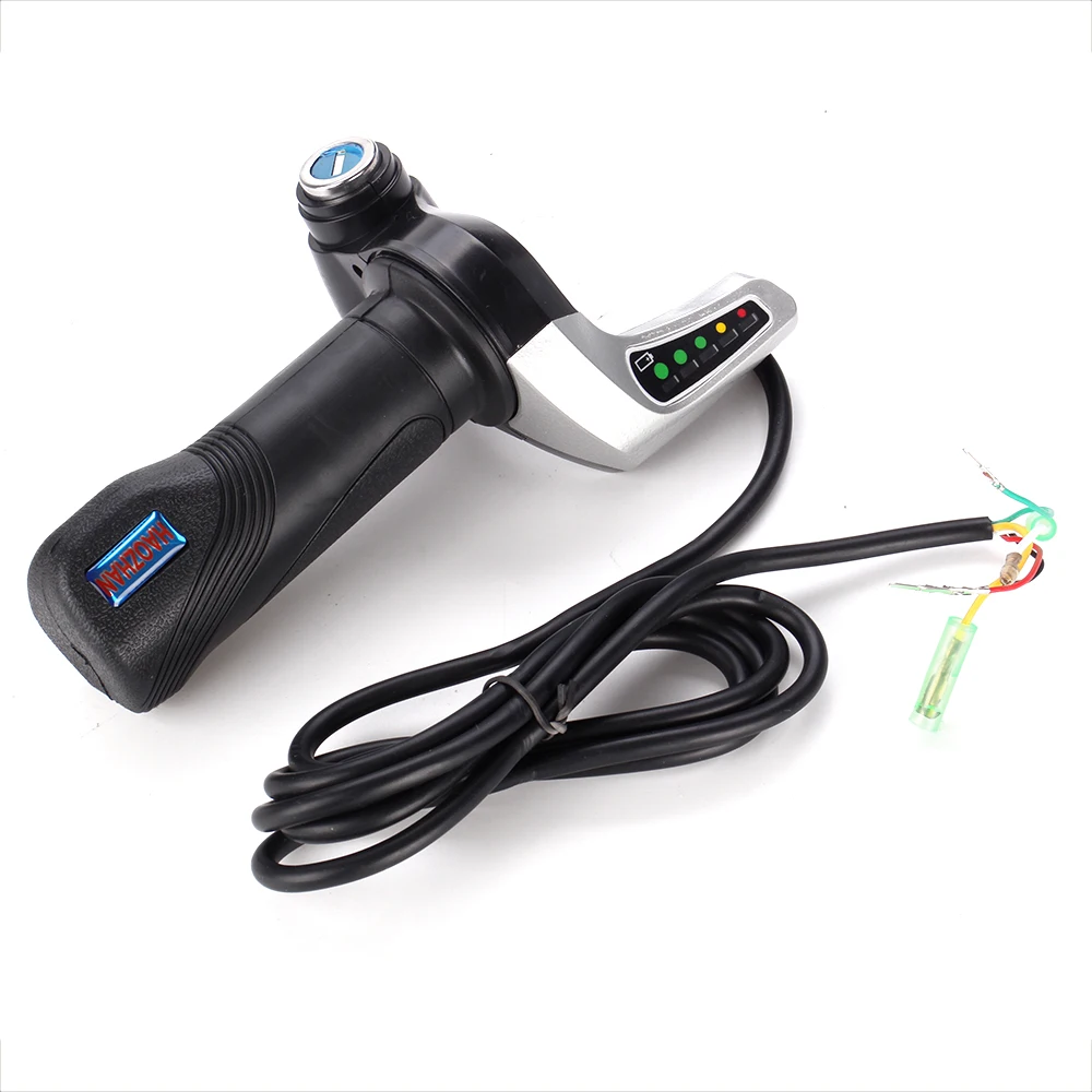 36V 500W мотоцикл контроллер матовый w/дроссель, поворотные ручки подходит для 7/8 дюйма(22,2 мм) для электрического велосипеда