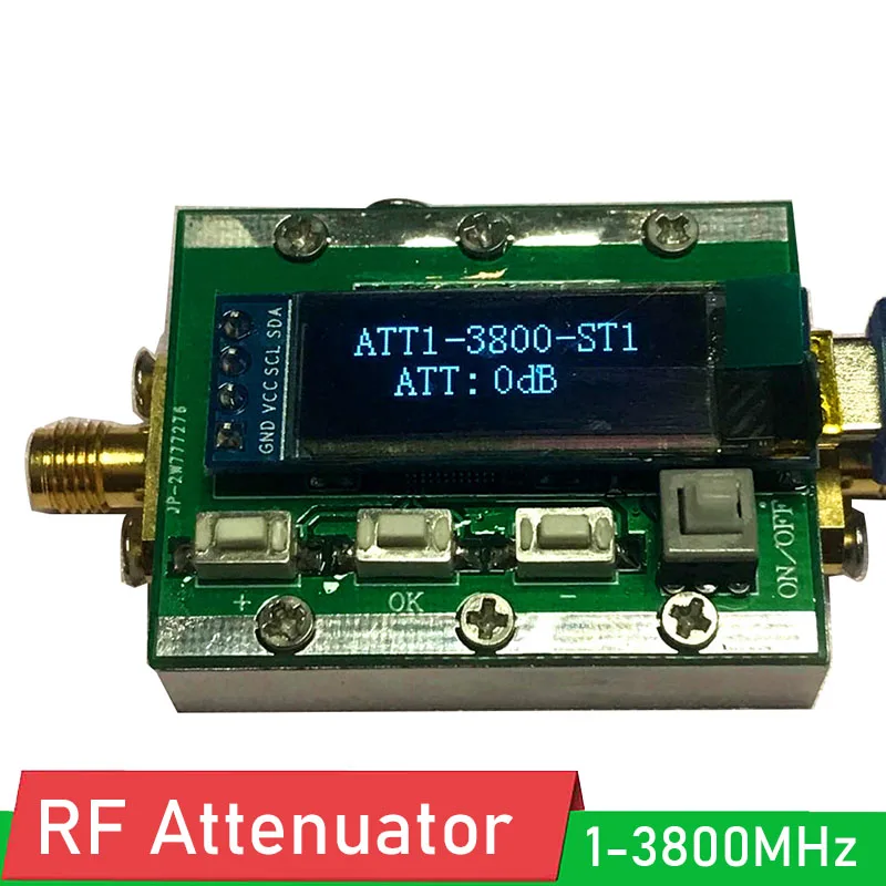 1MHZ3800MHz RF Attenuator programmable Digital Attenuator 031dB