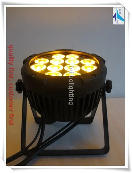 E-8pcs с fly Чехол 12x18 Вт открытый светодиодный par-прожектор RGBWA+ uv 6 в 1 led par огни IP 65 для сценического устройства