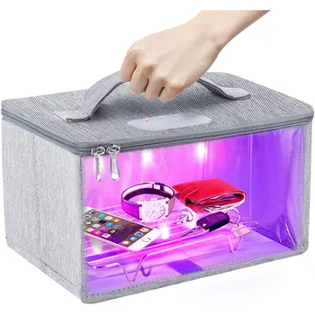 

UV Disinfection Bag for Underwear Mobile phones Watches Glasses Baby bottles Toothbrush Mask UVC sterilization box portable