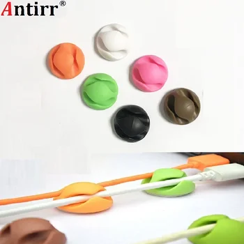 

cable winder organizer Cable Clip Desk Tidy Organiser Wire Cord USB Charger Cord Holder Organizer Holder Secure Table