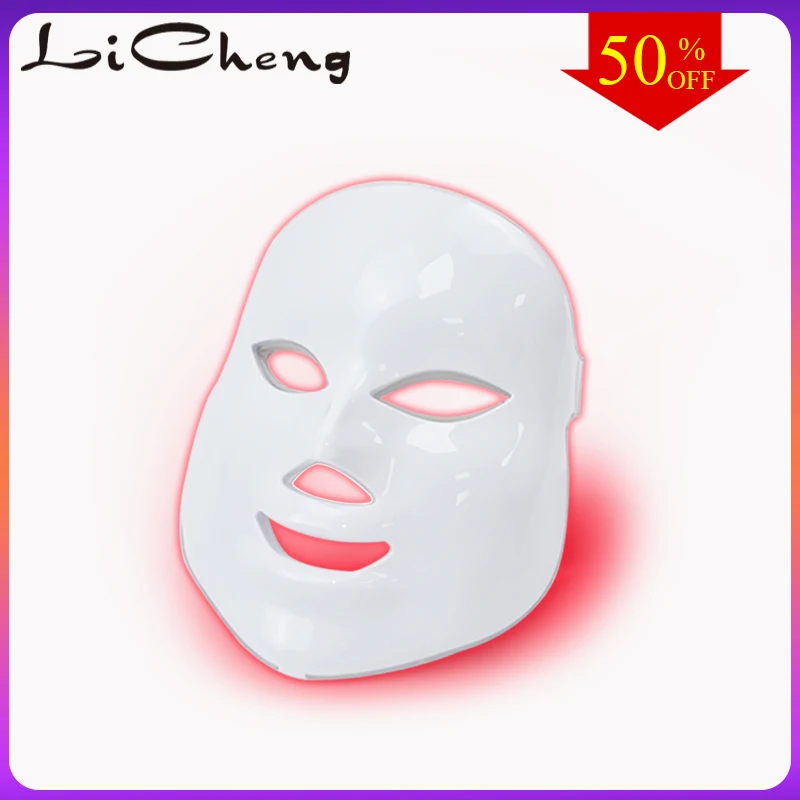 

Licheng 7 Colors Led Facial Mask Skin Rejuvenation Anti Acne Wrinkle Beauty Treatment Salon Home Use
