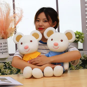 

Cute Wearing Clothe Mouse Plush Toy Stuffed Animal Small Mouse Toys Plush Doll New Style Children Toy Girls Gift