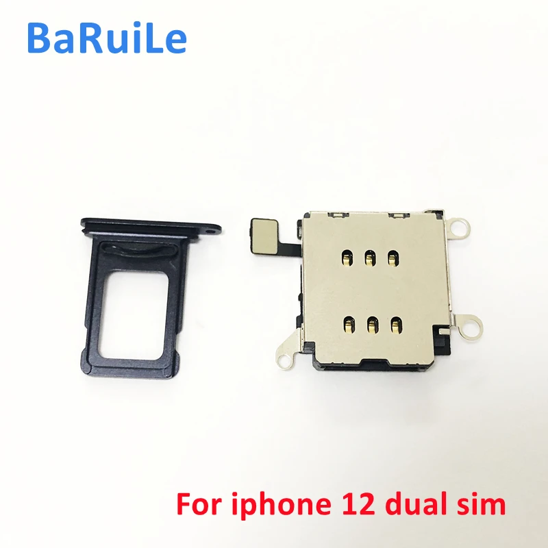 Шлейф BaRuiLe для iPhone 12 12pro Max 2 SIM-кардридера + слот SIM-карты | Мобильные телефоны и