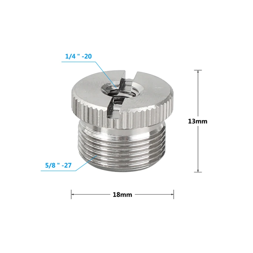 Cammate 5/8 ''-27 папа до 3/8''-16 мама и 1/4 ''-20 женский винт адаптер для микрофонной стойки C2203