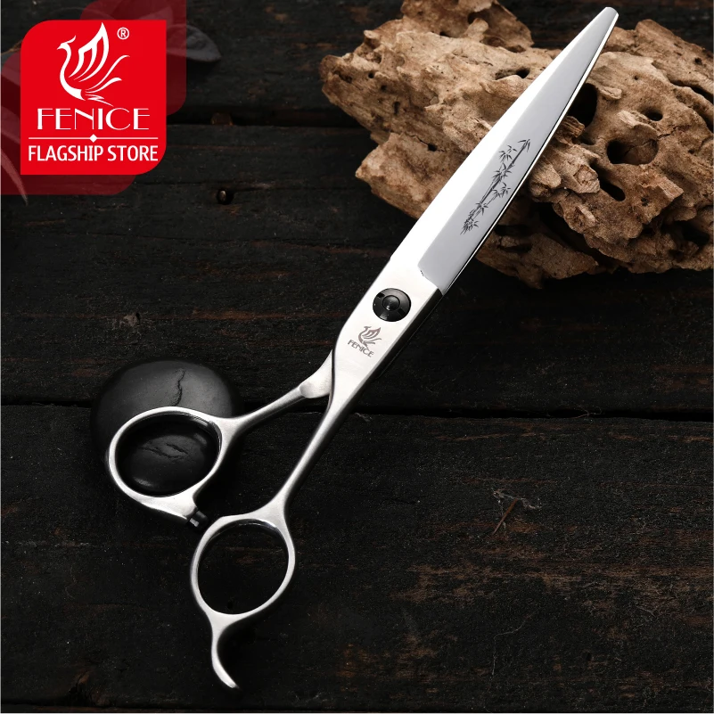 Fenice New Arrival 7 Professional Hair Scissors Willow Shape Hair Shears Slid Hairdressing Scissors Haircut Shears 2