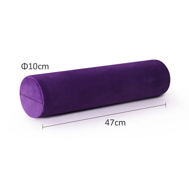 Memory Cotton Cylindrical Cervical Neck Pillow Sleeping Round Pillow Adult Neck Protection