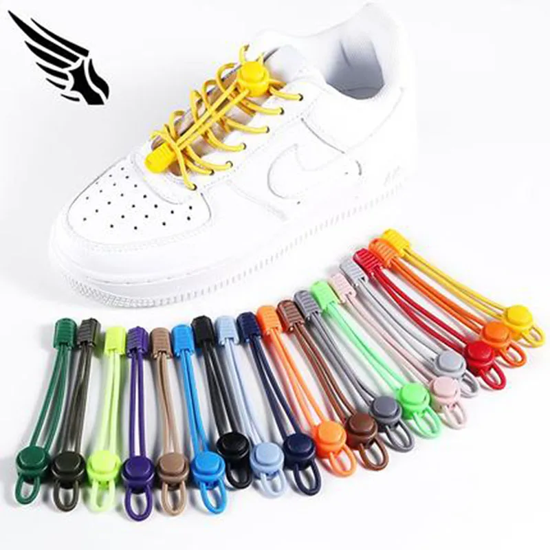 Ботинки на шнурках Cordones Redondos шнурки без завязок ленивые туфли кружевные Cordones Zapatillas Deportivas Stringhe Elastiche Per Scarpe
