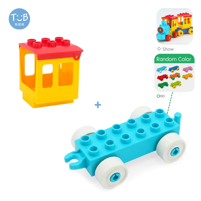 Duże klocki do budowania akcesoria powóz księżniczki koń diabelski młyn obrotowe części huśtawka Puzzle Diy gorące zabawki dla dzieci prezent 6 Duże klocki do budowania akcesoria powóz księżniczki koń diabelski młyn obrotowe części huśtawka Puzzle Diy gorące zabawki dla dzieci prezent - Image 6