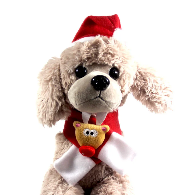 

Designer Dog Christmas Costumes for Small Dogs Christmas Pet Cat Scarf Puppy Hat Festive Autumn and Winter Pet Accessories