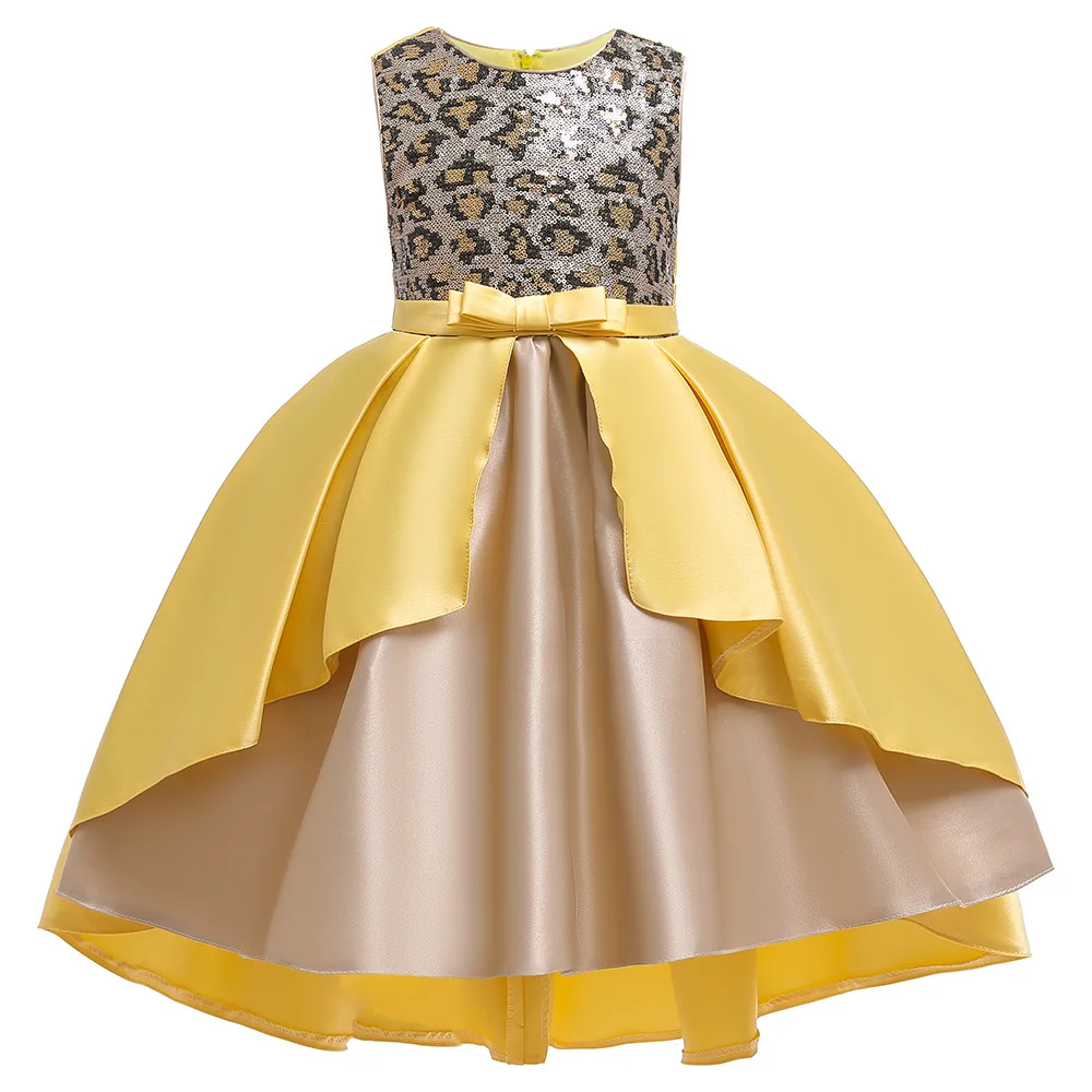 

2019 New Style Supply of Goods CHILDREN'S Dress Forging Cloth Sequin Girls Catwalks Princess Performance Dress