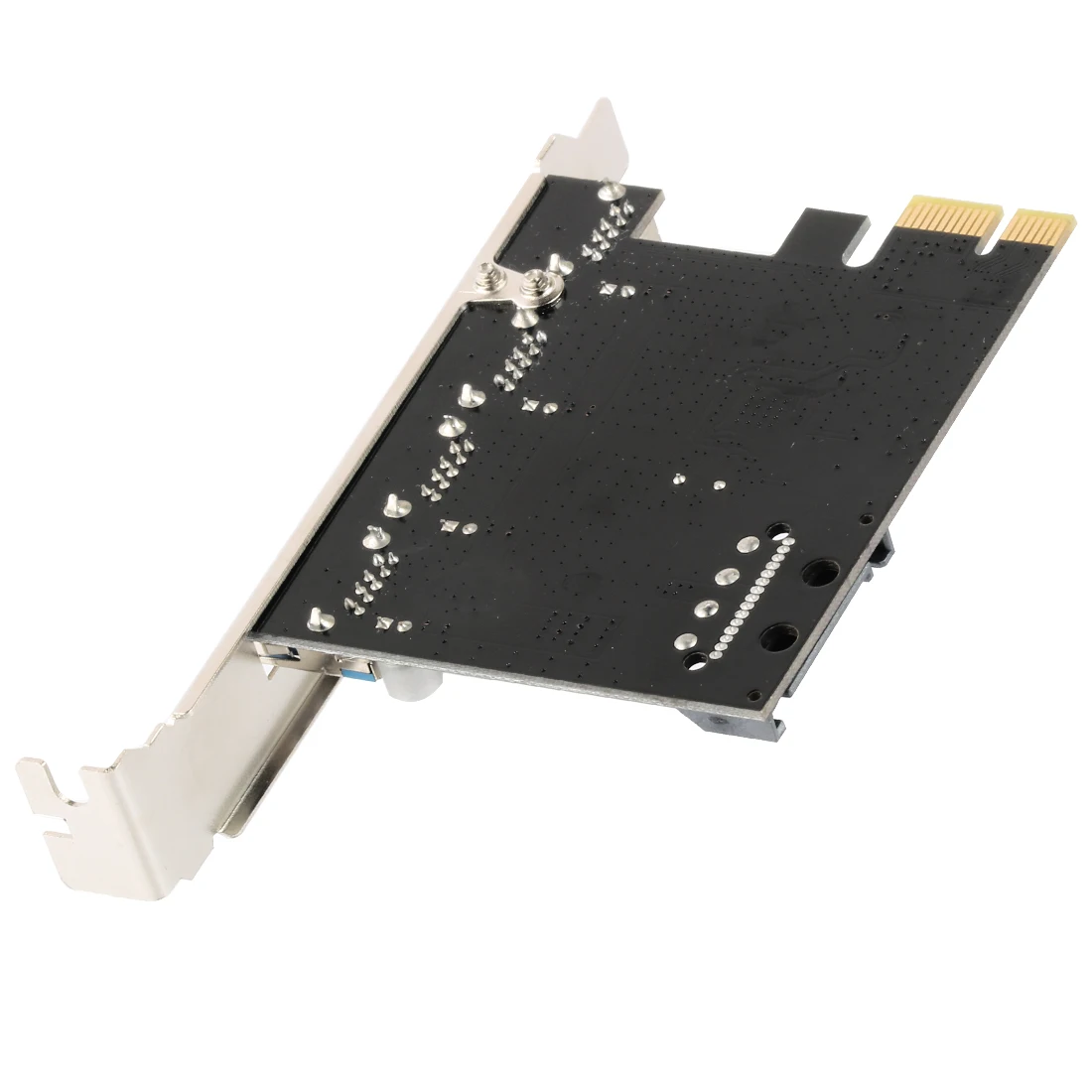 4 포트 USB 3.0 PCI-e 확장 카드 PCI Express PCIe USB 3.0 허브 어댑터, 5Gbps 라이저 컨트롤러 익스텐더, 4 핀/SATA 전원 포함