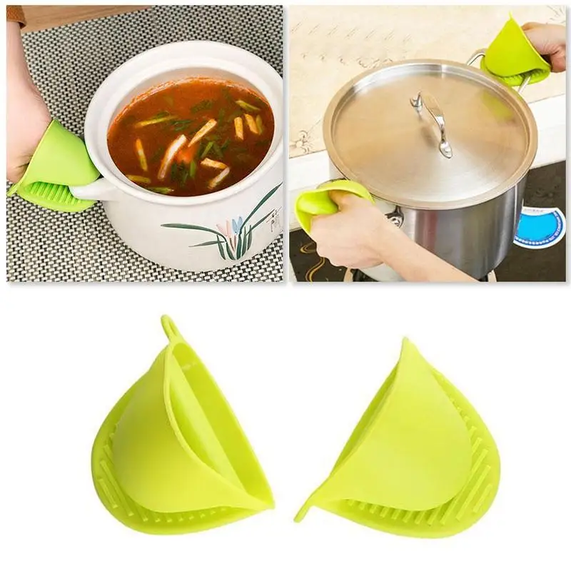 BBQ Cooking High Temperature Gloves Silicone Baking BBQ Hot Gloves Transparent Handle Cake Cream Brush