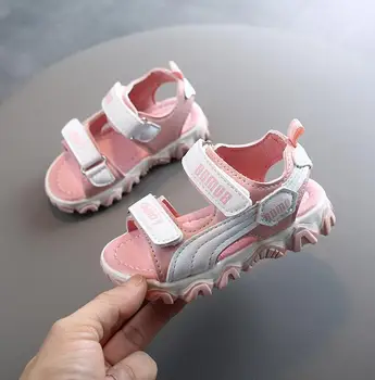 

Baby comfortable sandals summer new boy girls beach shoes kids casual sandals children fashion sport sandals size 21-30
