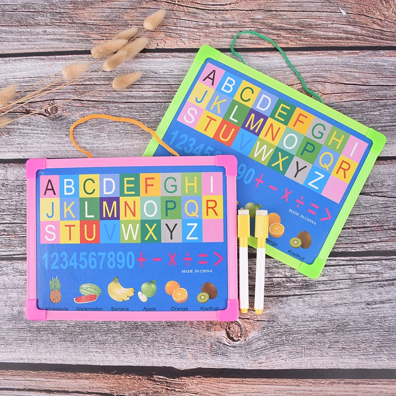

Mini Whiteboard Dry Wipe Board Drawing Whiteboard Small Hanging Board With Marker Pen for Childern Study Gifts