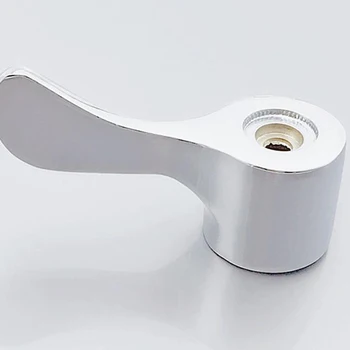 

New Square Chrome Bathroom Faucet Switch Faucet Handle Cover Bathroom Accessories Tap Bathroom Sink Basin Mixer Tap