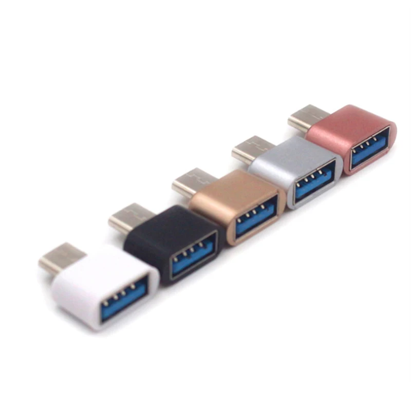 Nuevo USB 3,0 tipo-C OTG adaptador de Cable tipo C USB-C convertidor OTG para Xiaomi Mi5 Mi6 Huawei Samsung del ratón del teclado de USB disco Flash