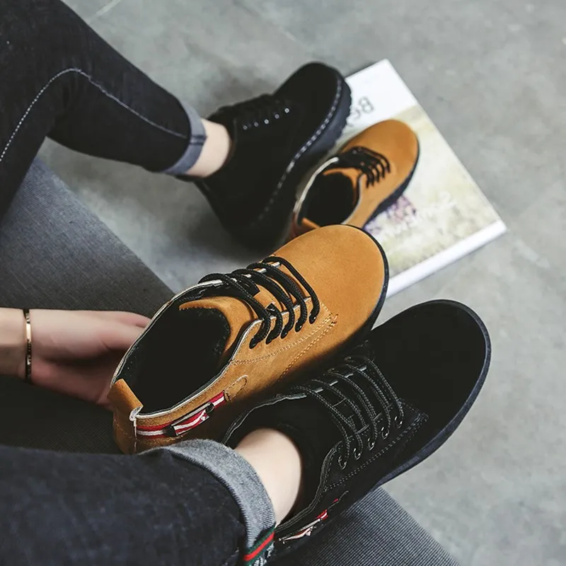 

27 10-Point Will Grab 19.9 Yuan Winter plus Velvet Martin Boots Women's Korean-style Thick Bottomed plus Velvet Boots CHIC Short