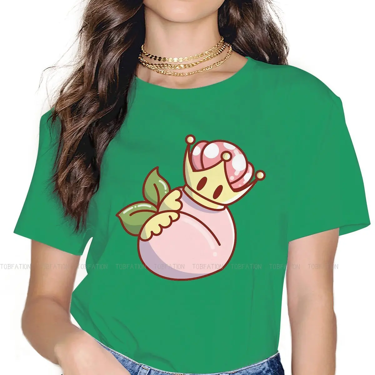 Classic Unique TShirt for Girl Princess Peach Comfortable Gift Clothes