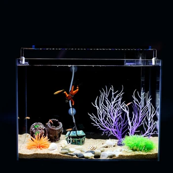 

Fish Tank Decoration Treasure Hunt Frogman Diver's Treasure Box X4YE