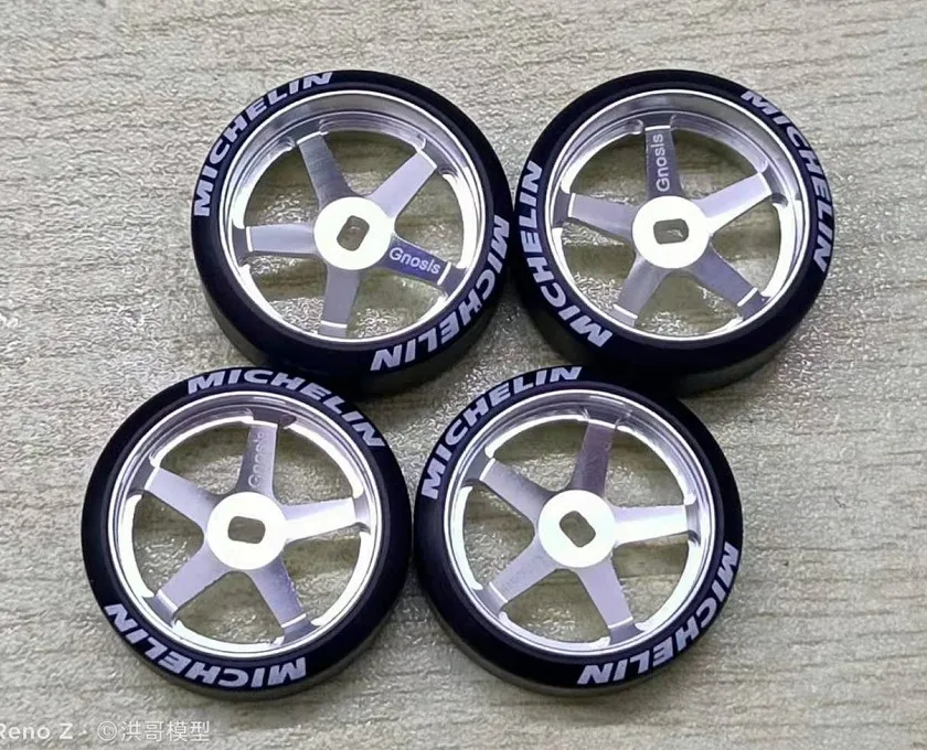 Bbs 22Mm Metal Wheel Hub Drift Tire Per Rc 1/28 Driftart2 Wltoys K969 Mini-Q Hgd1 Mini-D Xrx Drz Kyosho Mini-Z