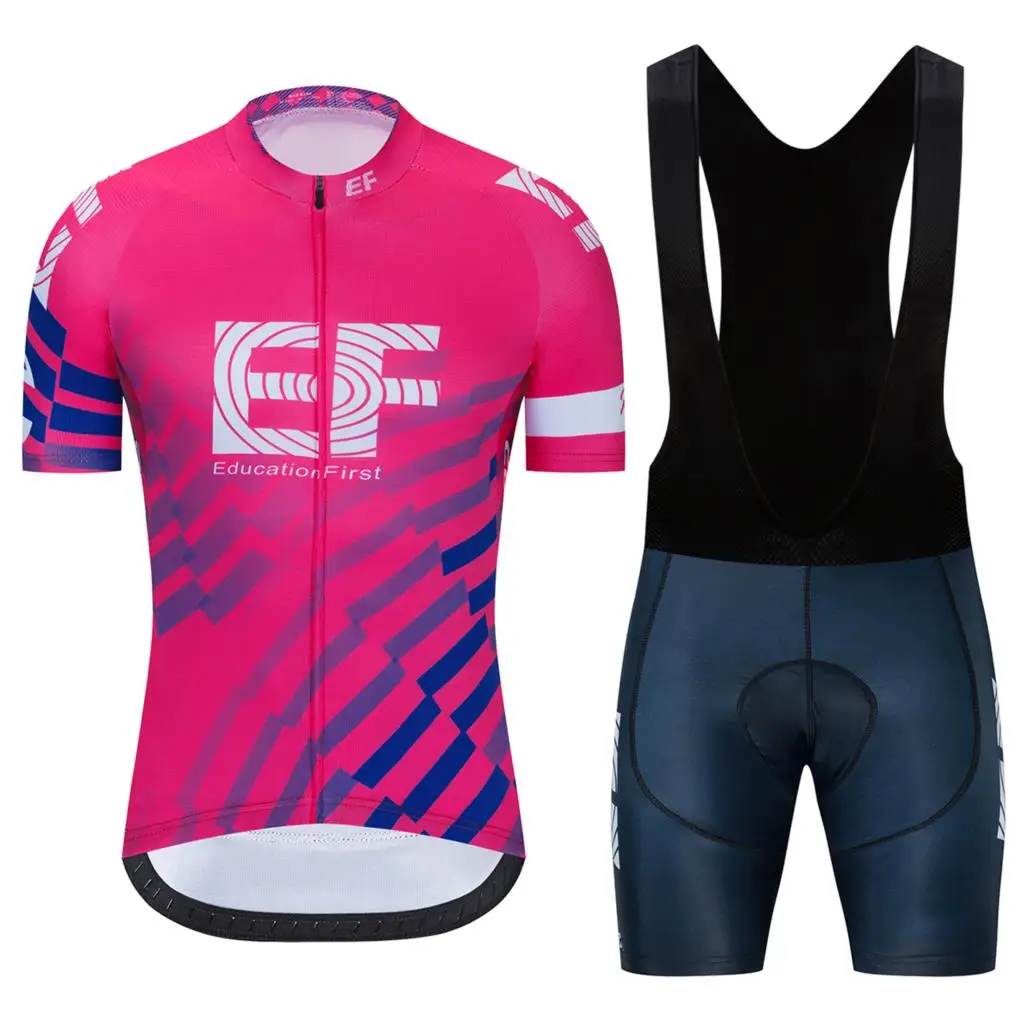 2020 100% Polyester Pro Cycling Jersey Set MTB Bicycle Clothes Sportswear Bike Clothing Maillot Ropa Ciclismo Cycling Set