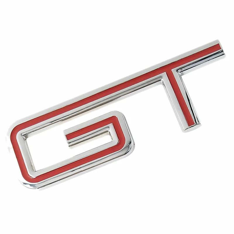 1 шт. 3d Gt Logo Автомобильная наклейка охлаждающая для декора автомобиля Bmw X6 X5 Ford Mustang