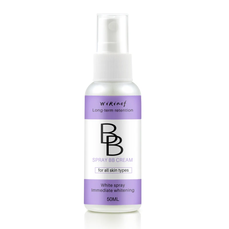 Новые BB Кремы спрей ленивый Косметика отбеливающий увлажняющий маскирующий крем красота лица макияж База Увлажняющая Жидкость - Цвет: 50ML Spray bb cream