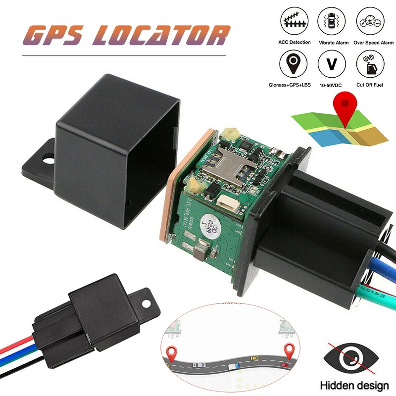 

Mini GPS Locator Car Real Time Remote Control Tracker Anti-theft 10-40V Universal Design Cut Off Fuel GPS Tracker