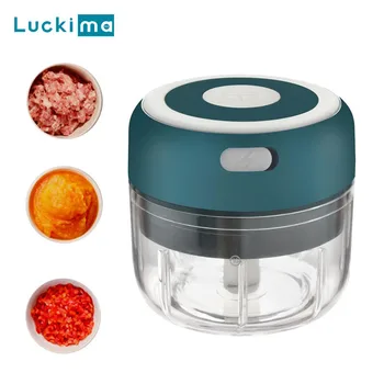 

30W Mini Electric Garlic Grinder Chopper 100ml USB Rechargeable Food Vegetable Crusher Press Shredder Cutter Slicer New Arrival