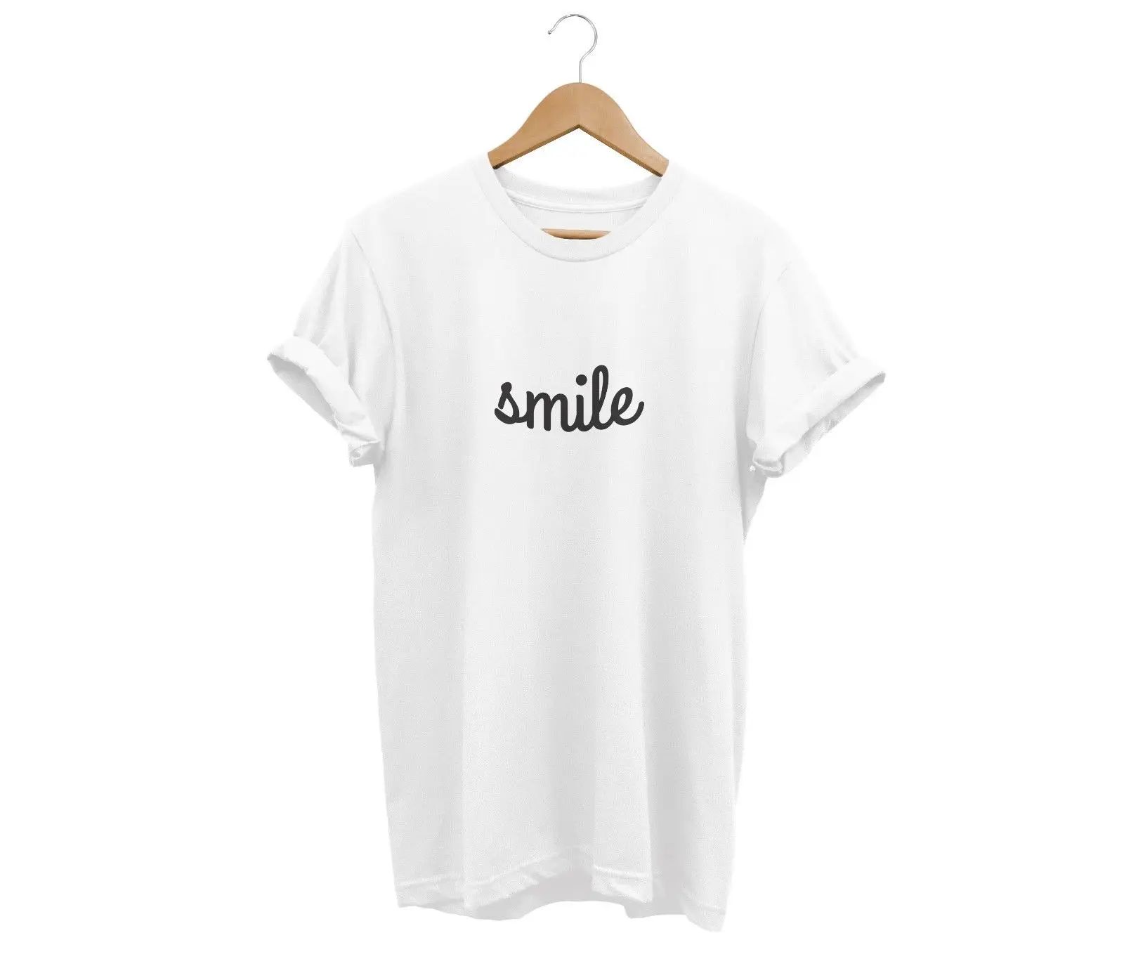 Смайл футболка унисекс Мужские Женские забавные хипстерские TUMBLR SWAG Модные Ретро