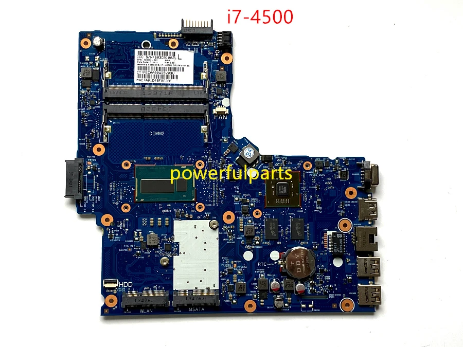 100% working for hp 248 G1 340 G1 laptop motherboard 746032-001 with i7-4500 cpu +  graphic 6050A2608301-MB-A02 tested ok latest motherboard for pc