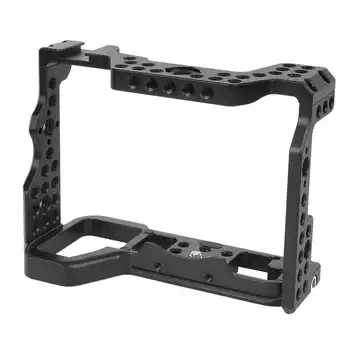 

Aluminum Alloy Video Vlog Camera Cage Fimmaking Case Camera Rig with Cold Shoe Mount for Sony A7R4 A7M4 A74 Mirrorless Camera