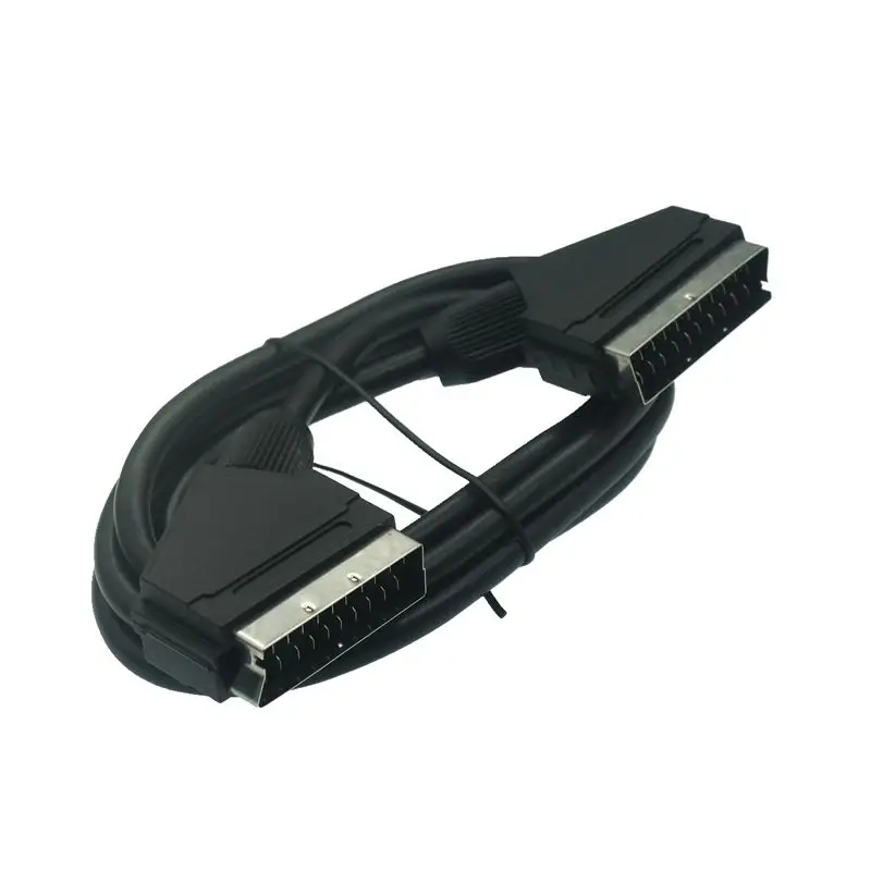 21-pin RGB Scart Cable - 1.5M Male to Male, Nickel-plated, for Scart Devices Description Image.This Product Can Be Found With The Tag Names Computer Cables Connecting, Computer Peripherals, PC Hardware Cables Adapters, Scart cable scart to scart cord