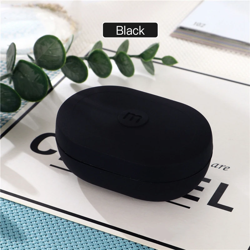 Для Redmi AirDots, Bluetooth, чехол для наушников, цветной, силикагель, беспроводные наушники, зарядка, коробка, чехол, сумка для Xiaomi Redmi AirDots
