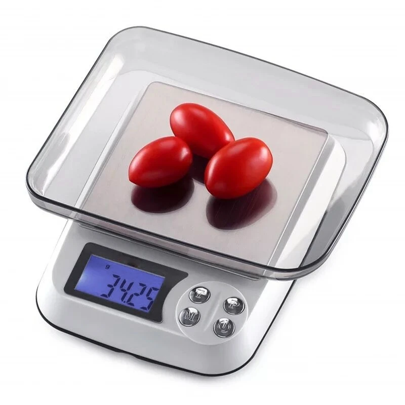 

Household Kitchen Scale Electronic Food Scales Diet Scales Measuring Tool Slim LCD Digital Jewelry Scales US Plug