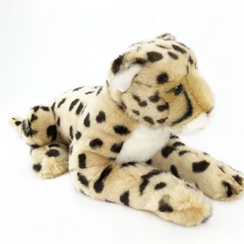 

[Top] Zoo 50cm Simulation Lifelike Leopard Plush Toys Soft panther Stuffed Animals doll Birthday christmas Gifts for kids