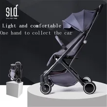 Детская коляска, может лежать, светильник, вес, складной, ультра светильник, коляска для новорожденных
