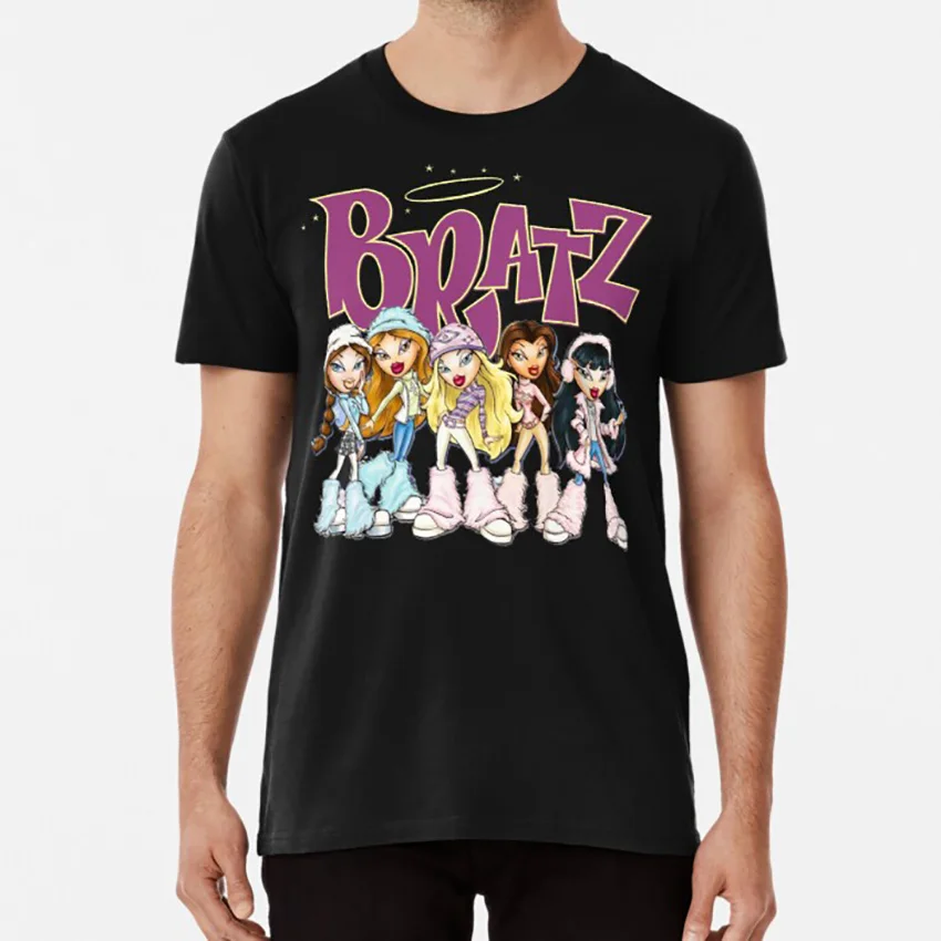 Футболка Bratz bratz yasmin jade cloe sasha brats кукла y2k 90s Футболки  | Футболки -4000292049461